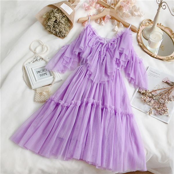 Beige Stretchy Lace Empire Waist Sleeveless Cute Summer Dress - Women -  Pineapple Clothing